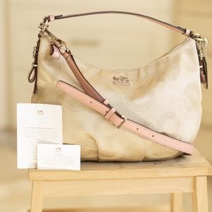 Authentic Coach hobo/cross body